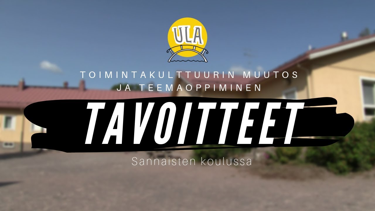 Selkeät oppimistavoitteet arjen työkaluna